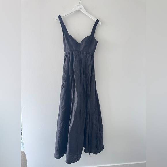 ACLER NWT Sandgate Black Midi Dress 2 - Picture 7 of 12